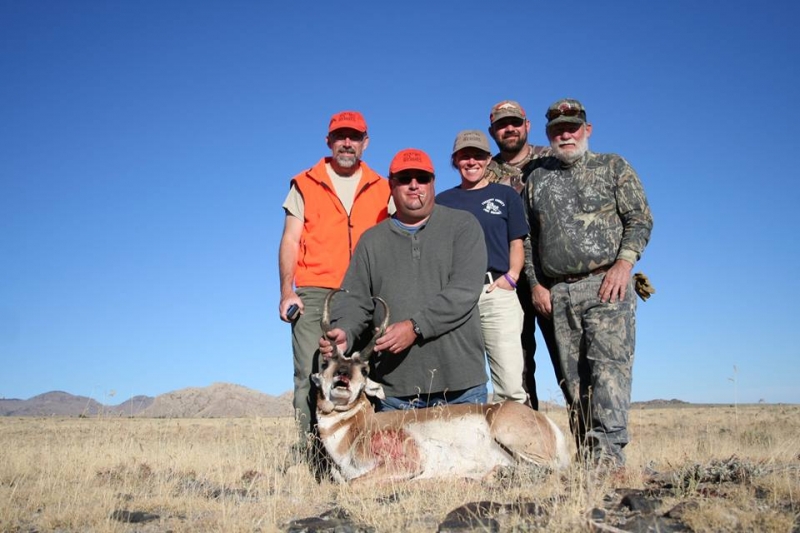 2015 James Whipps Antelope with John Goss, Darby McWilliams Frank and Shane Mathill