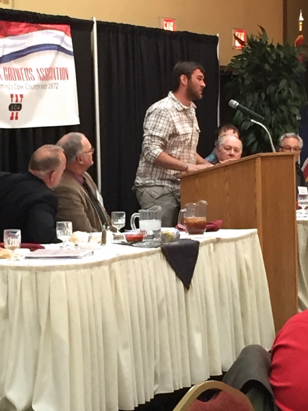 2015 Colton Sasser at the Wyoming Stock Growers Association Winter Roundup