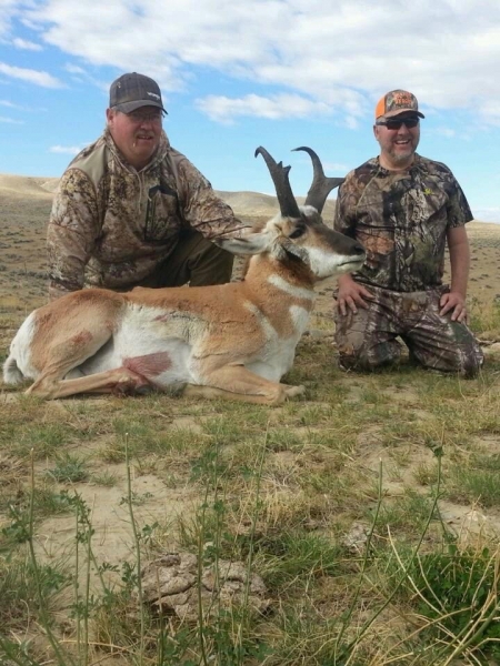2016 Hero James Weber Antelope with guide Randy George