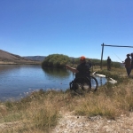 2016 A little fishing for Dan Barnes to round out the day!