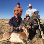 2016 Hero Daniel Barnes Antelope with guides Larry Allen, Steve Schrock, Rex Trumbull