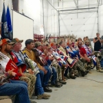 2016 North Portal Heroes receiving their Quilts of Valor