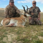 2016 Hero James Weber Antelope with guide Randy George