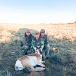 2016 Hero Becky Gray Antelope, with Drusilla Clingan and guide, Lindsay Stilwell