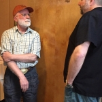 2016 Larry Baker and Daniel Beach at Wyoming Game Wardens Association Annual Meeting