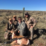 2016 Hero Jeana Mitchell Antelope with guides Chase Gray and Mason Klingon