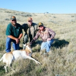 2016 WWII Veteran Tom Chace Antelope with guides Jon Halverson and Phil Lewis