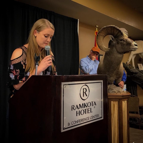 2018 Wyoming Big Horn Sheep Foundation Banquet, Hero Sara Harris